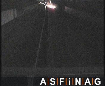 A22, bei  Korneuburg Ost, Blickrichtung Wien - Km 17,27