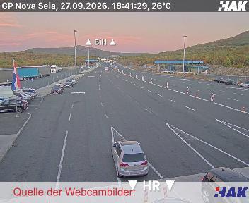 A10, BiH - Ploče, Blickrichtung beide Fahrtrichtungen