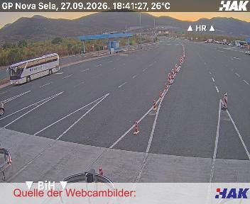 A10, BiH - Ploče, Blickrichtung beide Fahrtrichtungen