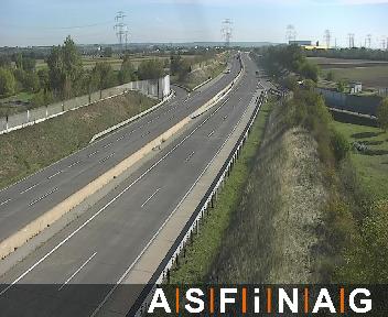 S01, bei  Hagenbrunn, Blickrichtung Vösendorf - Km 47,96