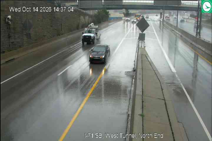 I-71 SB, West Tunnel, North End