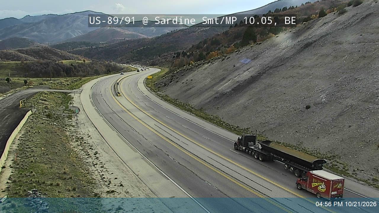 US-89/91 @ Sardine Summit / MP 10.05, BE SB