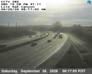 I-10 — I-10 : (285) Live Oak Canyon EB Onramp