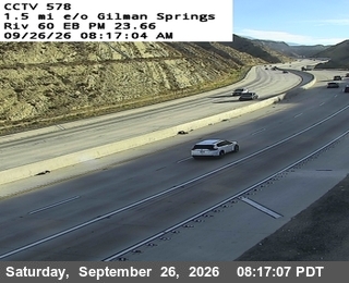 SR-60 — SR-60 : (578) 1.5 mi e/o Gilman Springs