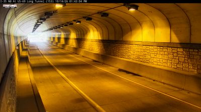 Lenexa: I-35 N @ US-69 Long Tunnel