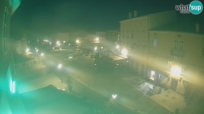 Cres: LIVE cam - city - main square and “mandrač” - island - Croatia