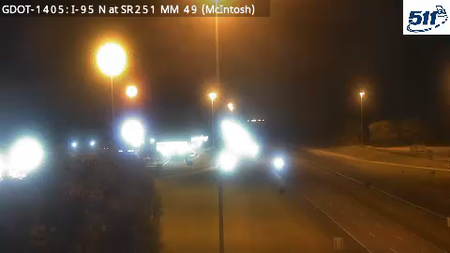 I-95 N at SR251 MM 49 (McIntosh)