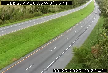 I-10 EB at MM300.3 W of US 41