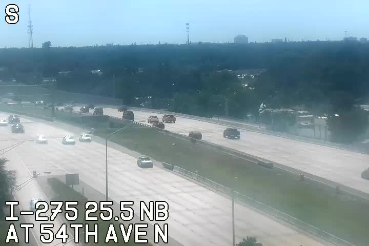 I-275 NB at 54th Ave N