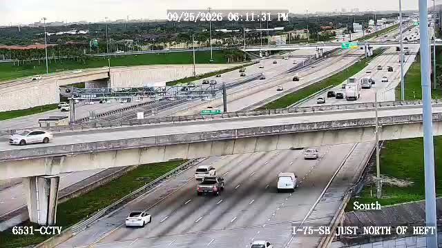 I75-SB JUST NORTH OF HEFT