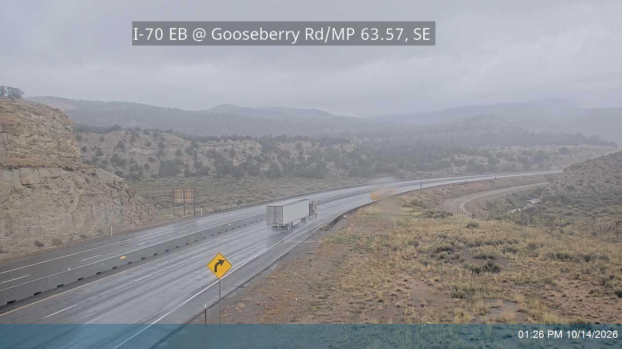 I-70 EB @ Gooseberry Rd / MP 63.57, SE