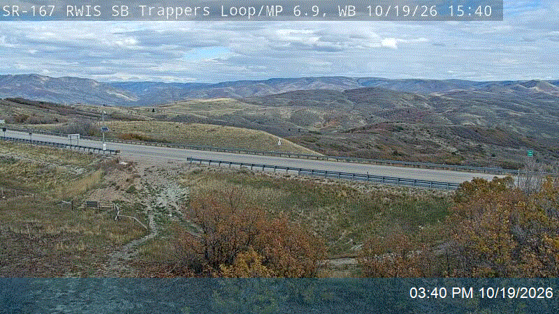 SR-167 / Trappers Loop RWIS SB @ SR-226 / Snow Basin Rd / MP 6.92, WB