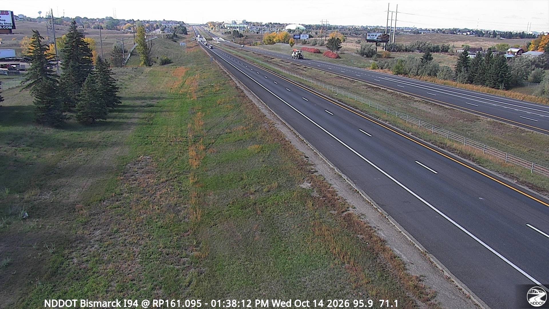 Bismarck - West (I 94 MP 161.095) - NDDOT
