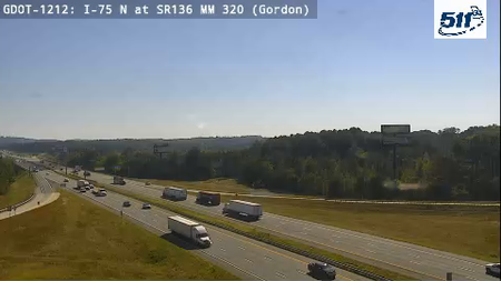 I-75 N at SR136 MM 320 (Gordon)