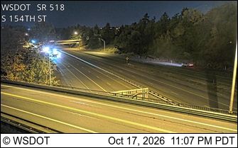 Burien: SR 518 at MP 1.6: S 154th St