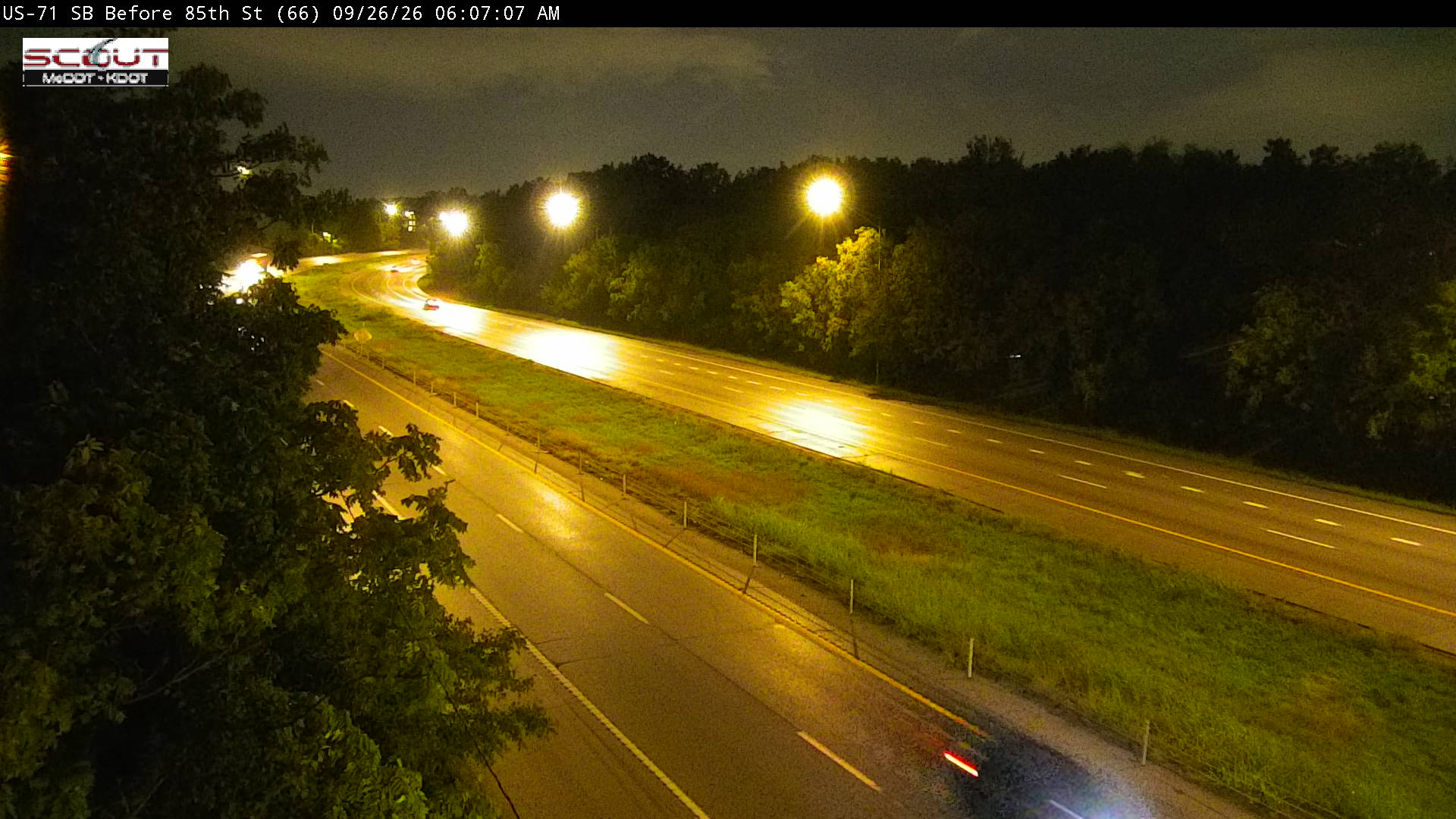 71SB N OF 85TH ST