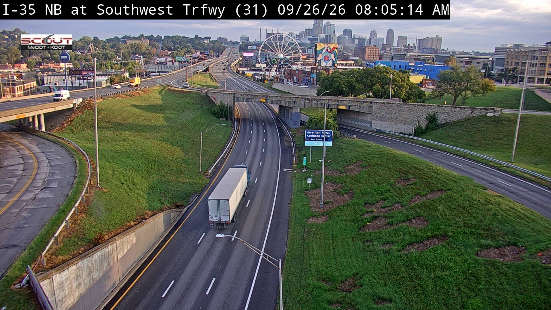 I-35 N @ SW TRAFFICWAY