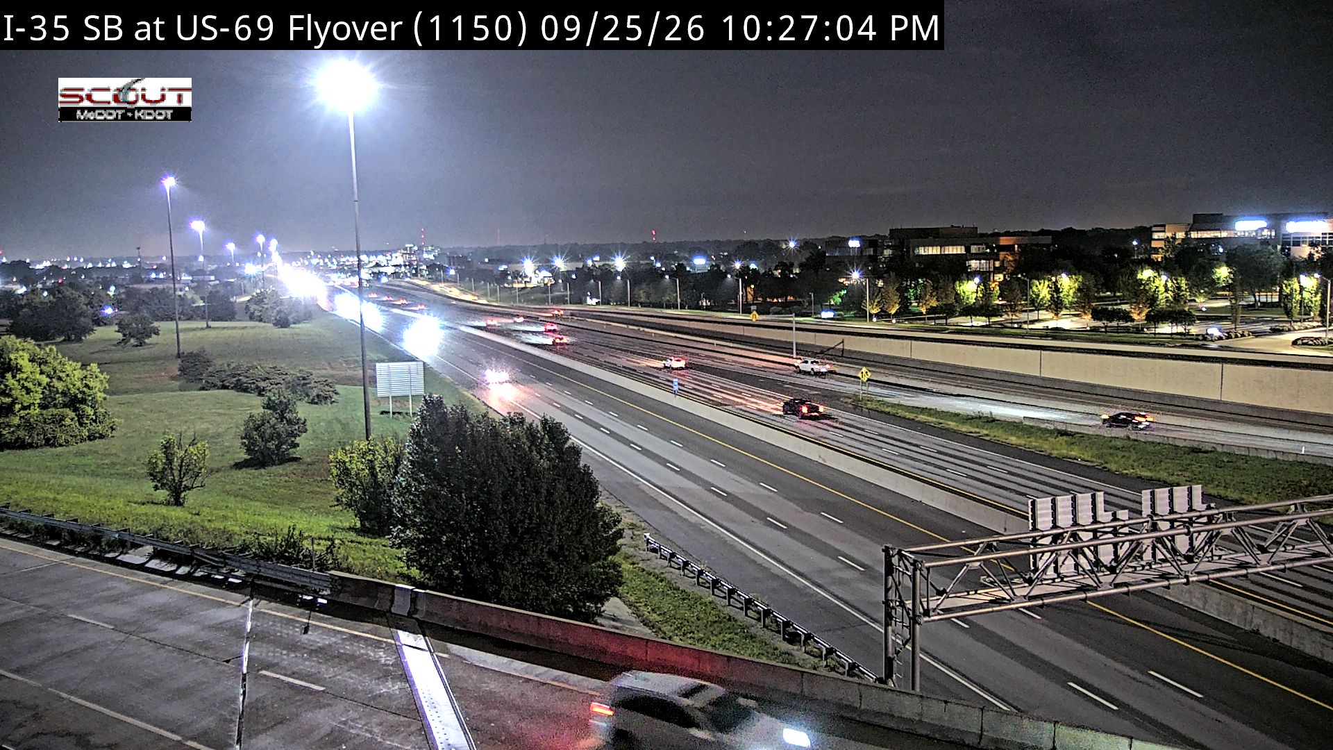 I-35 S @ US-69 Flyover