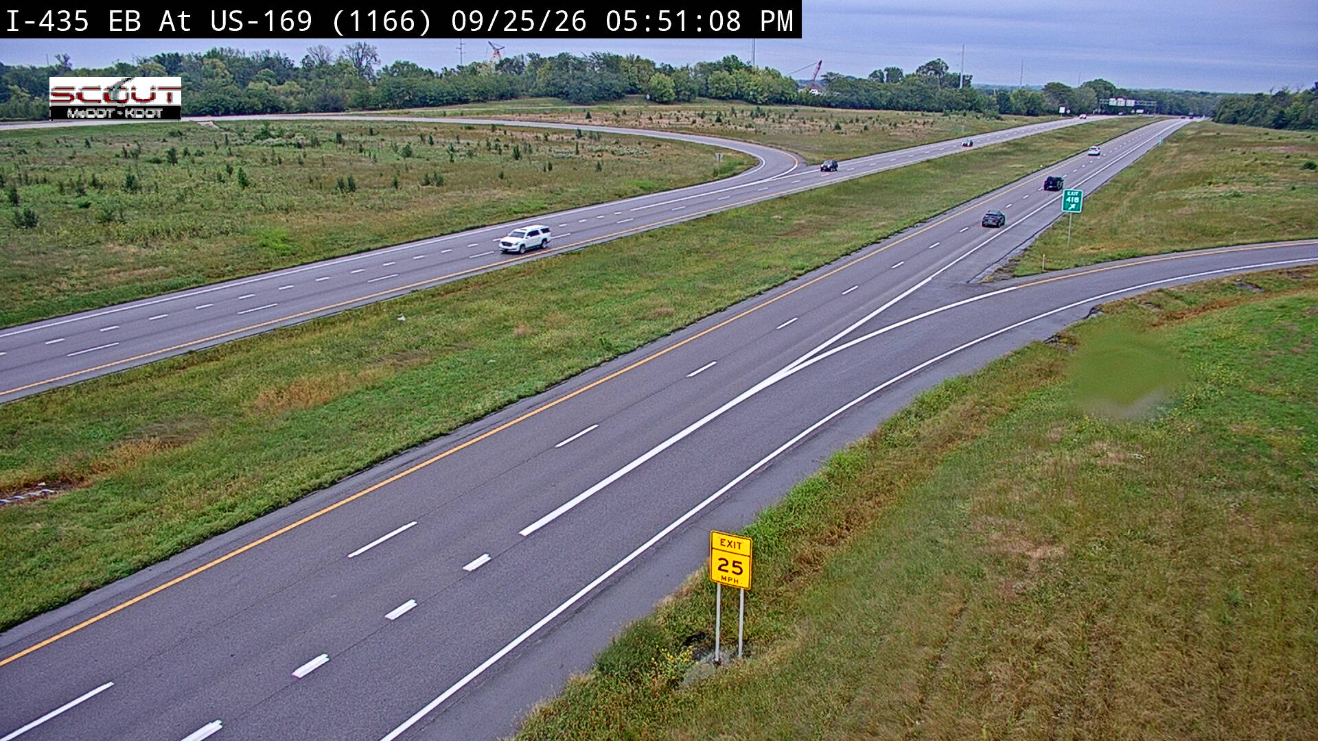 I-435 EB @ 169 Hwy