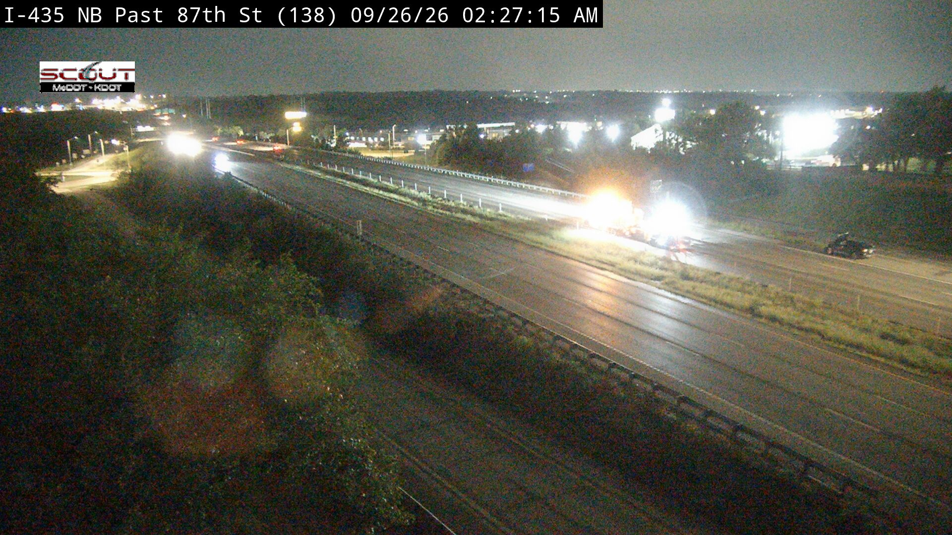 I-435 N @ NORTH OF 87TH ST