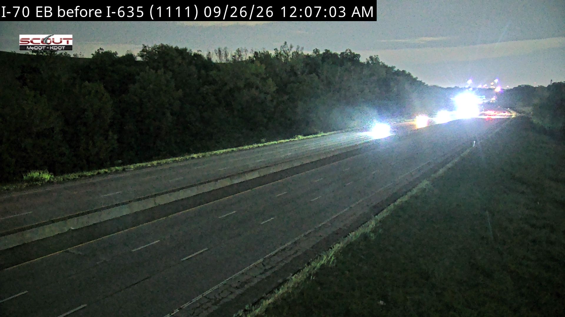 I-70 E @ West of I-635