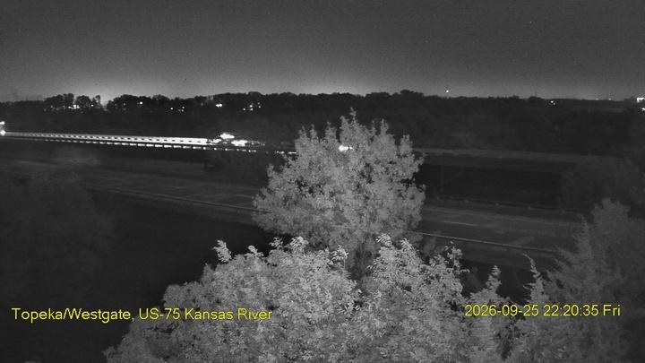 US-75 at Kansas River, Topeka MP 161