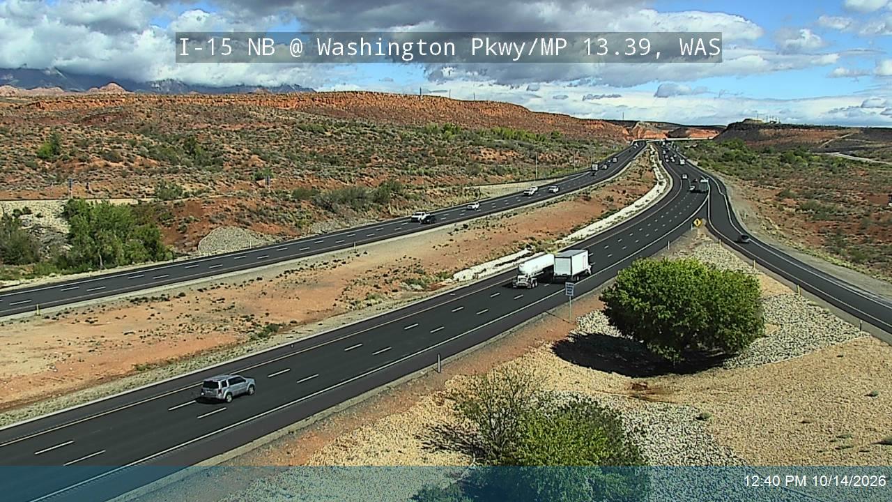 I-15 NB @ Washington Pkwy / MP 13.39, WAS