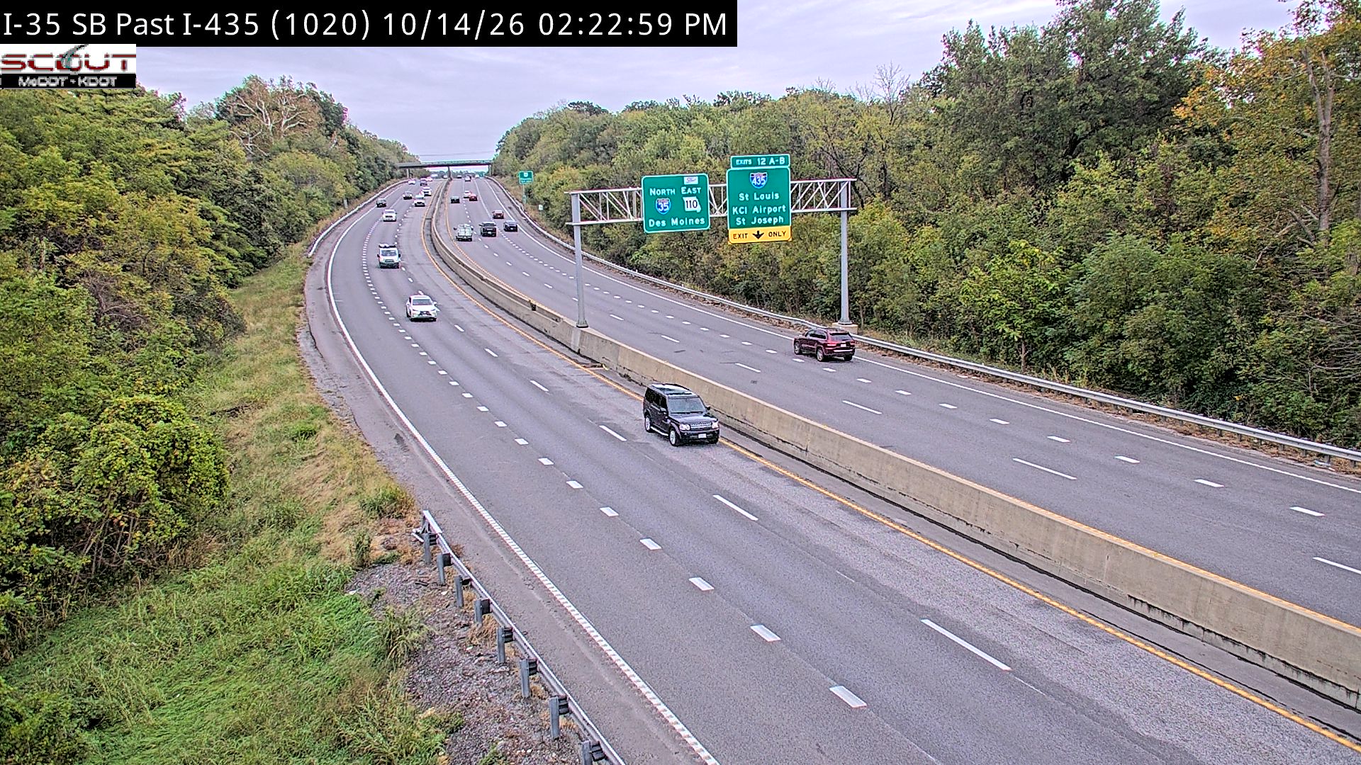 I-35 S @ SOUTH OF I-435