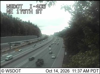 I-405 at MP 23.3: NE 175th St