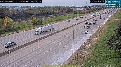Omaha: Millard: I-80: Omaha 96th St: E and W Interstate