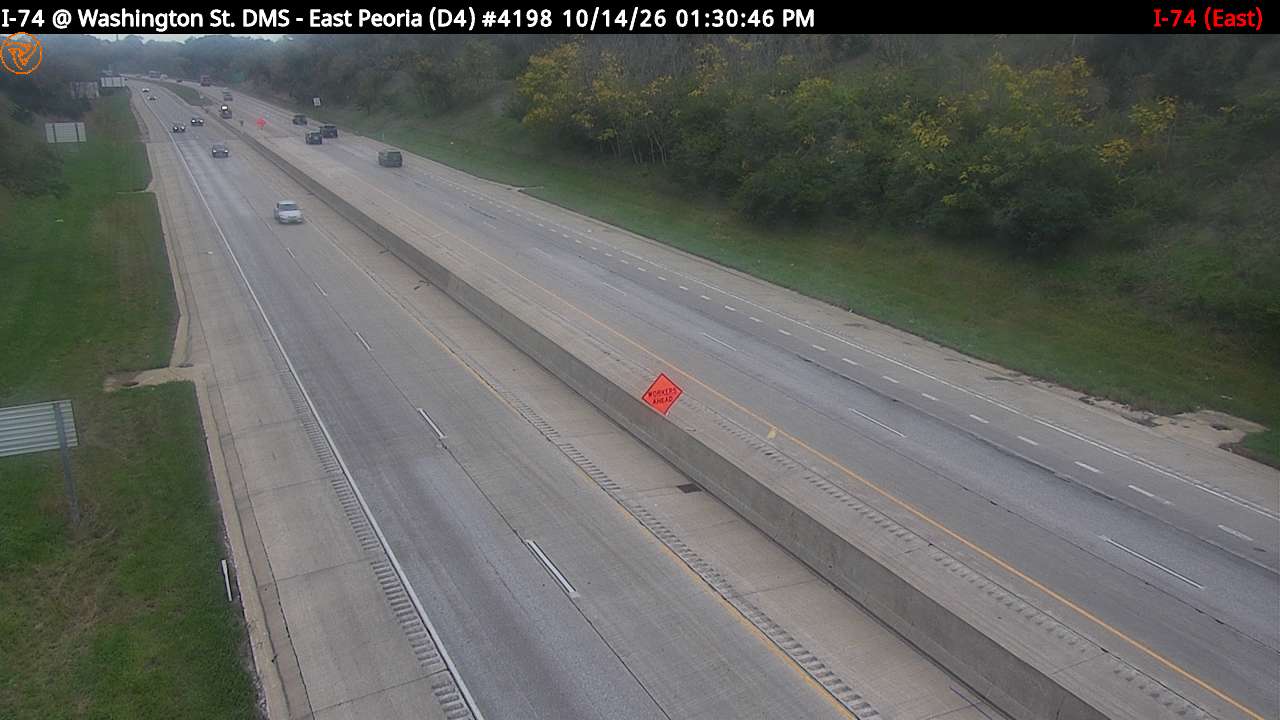 I-74 at Washington St. DMS (#4198)