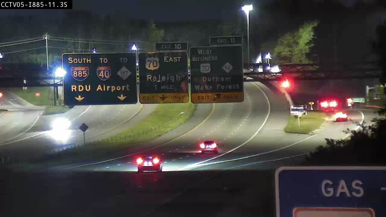 I-885 Northbound