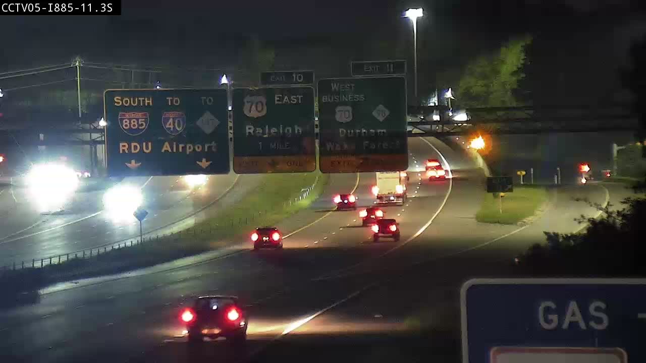 I-885 Northbound