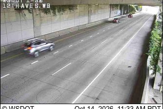 Seattle: I-90 at MP 2.7: 12th Ave S, WB