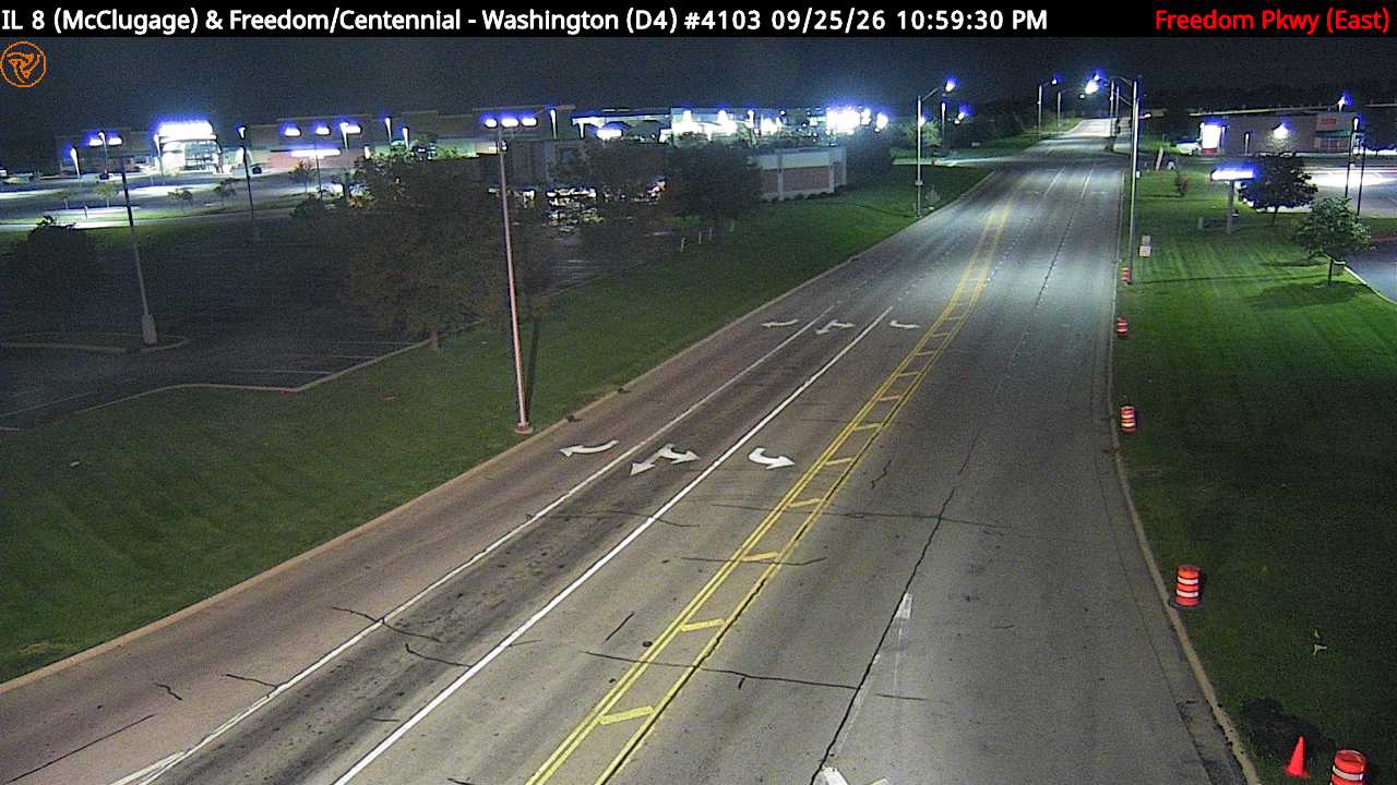 IL 8 (McClugage Rd.) at Freedom Parkway/Centennial Dr. (East)