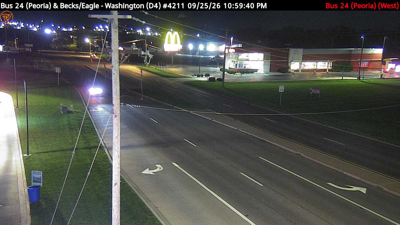 Business 24 (Peoria St.) at Eagle Ave./Beck's (West)