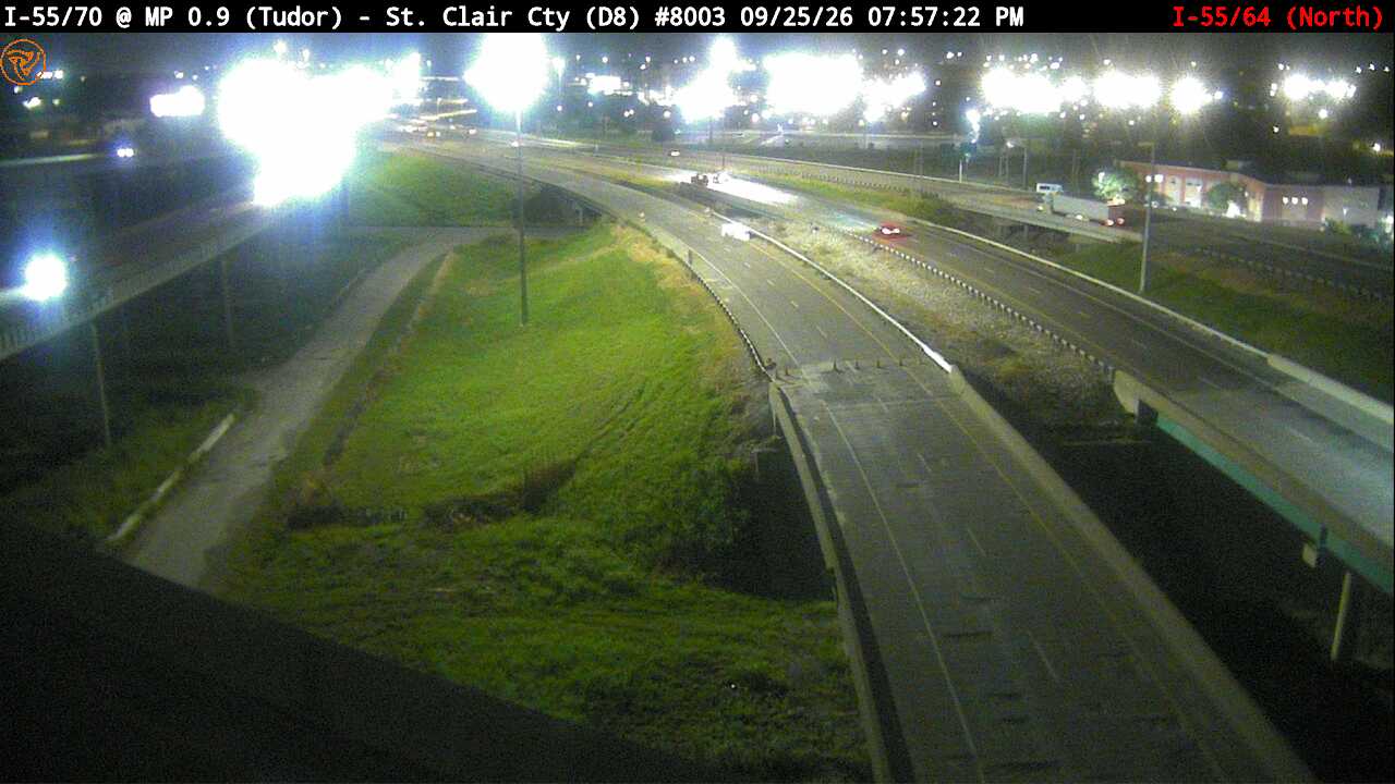 I-55/64 at Tudor Ave (North)