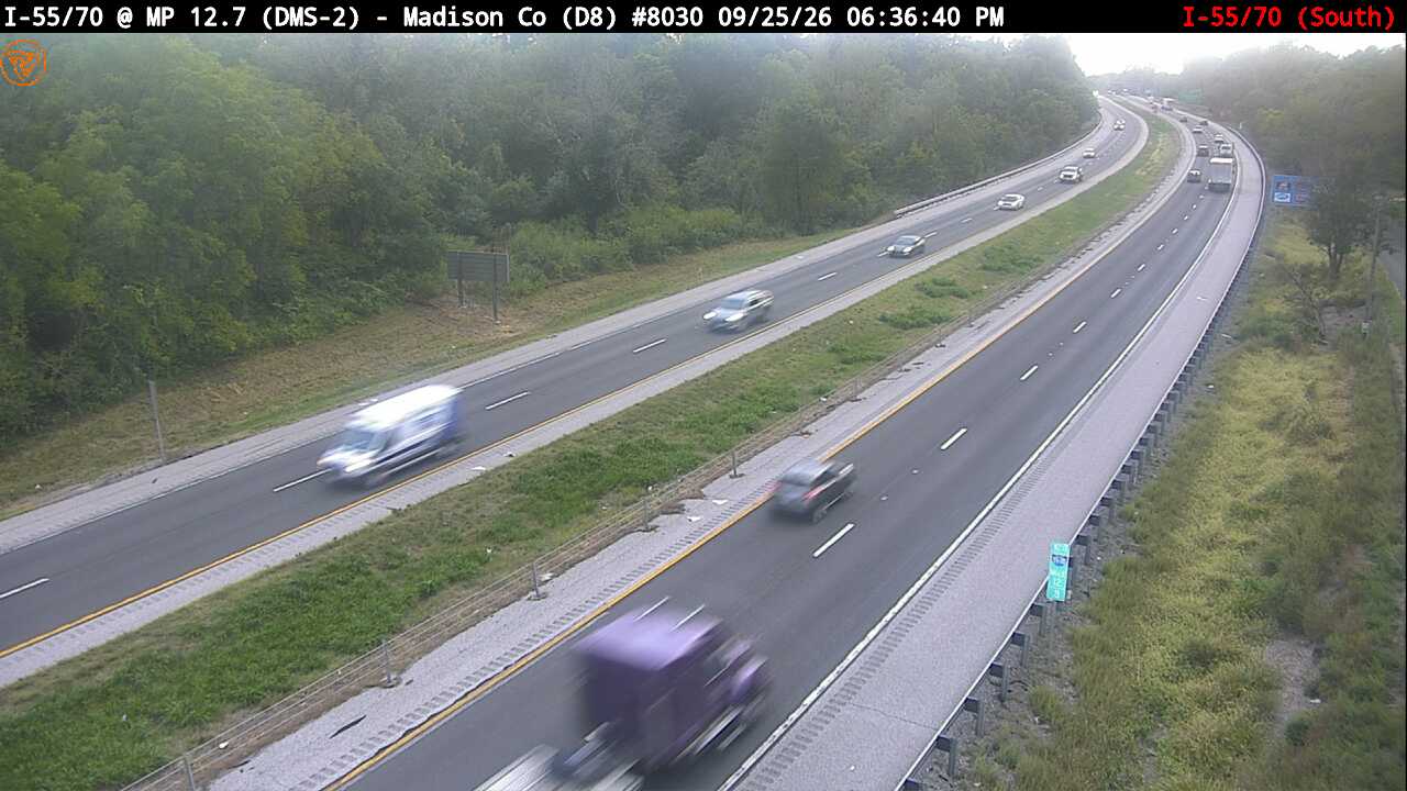 I-55/70 at Milepost 12.7 (South)