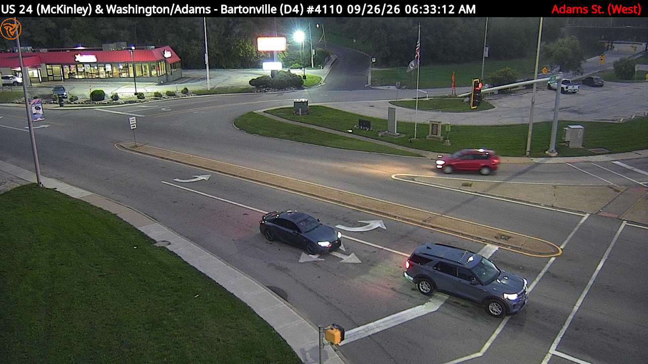 US 24 (McKinley St.) at Washington St./Adams St. (#4110) (West)