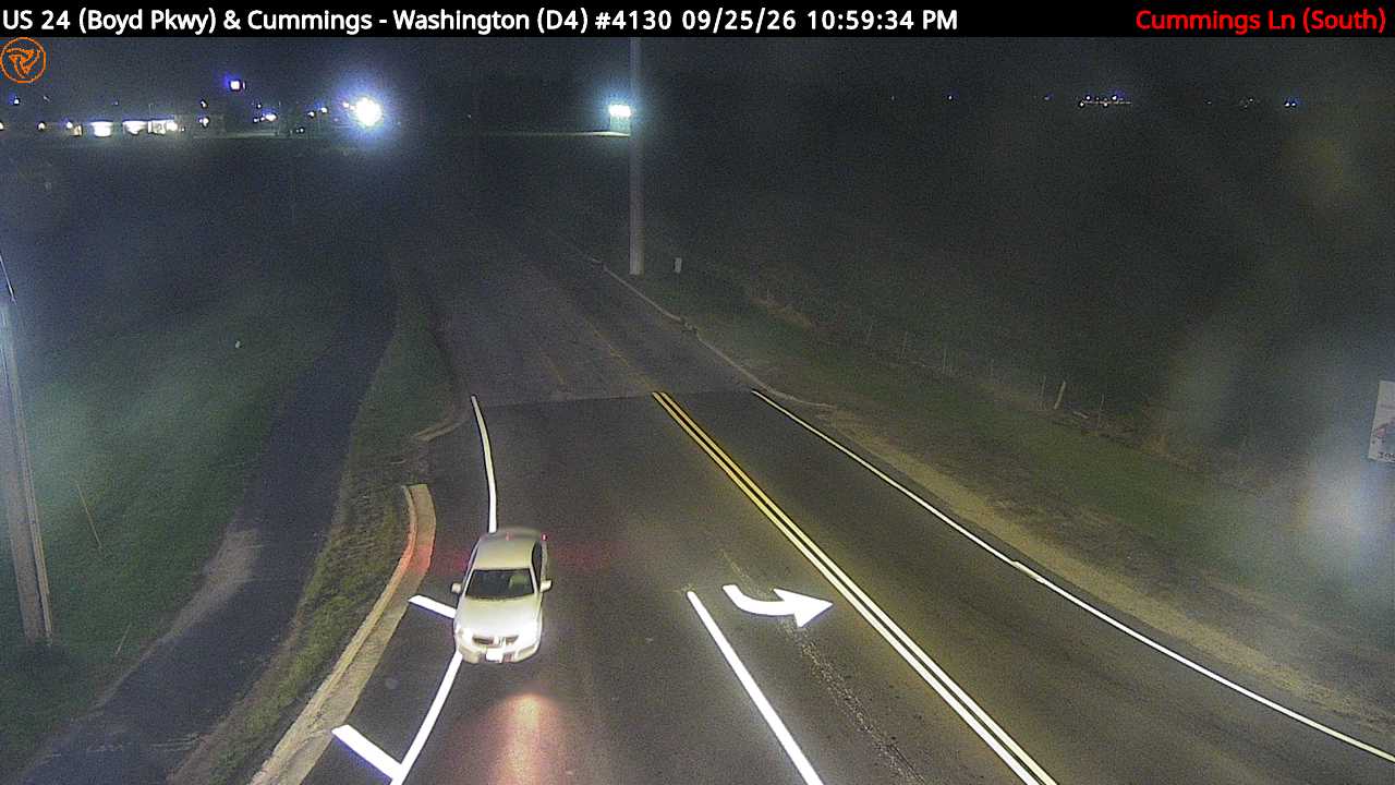 US 24 (Boyd Parkway) at Cummins Ln. (#4130) (South)
