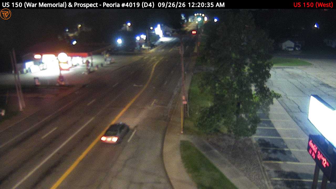 US 150 (War Memorial Dr.) at Prospect Rd. (#4019) (West)