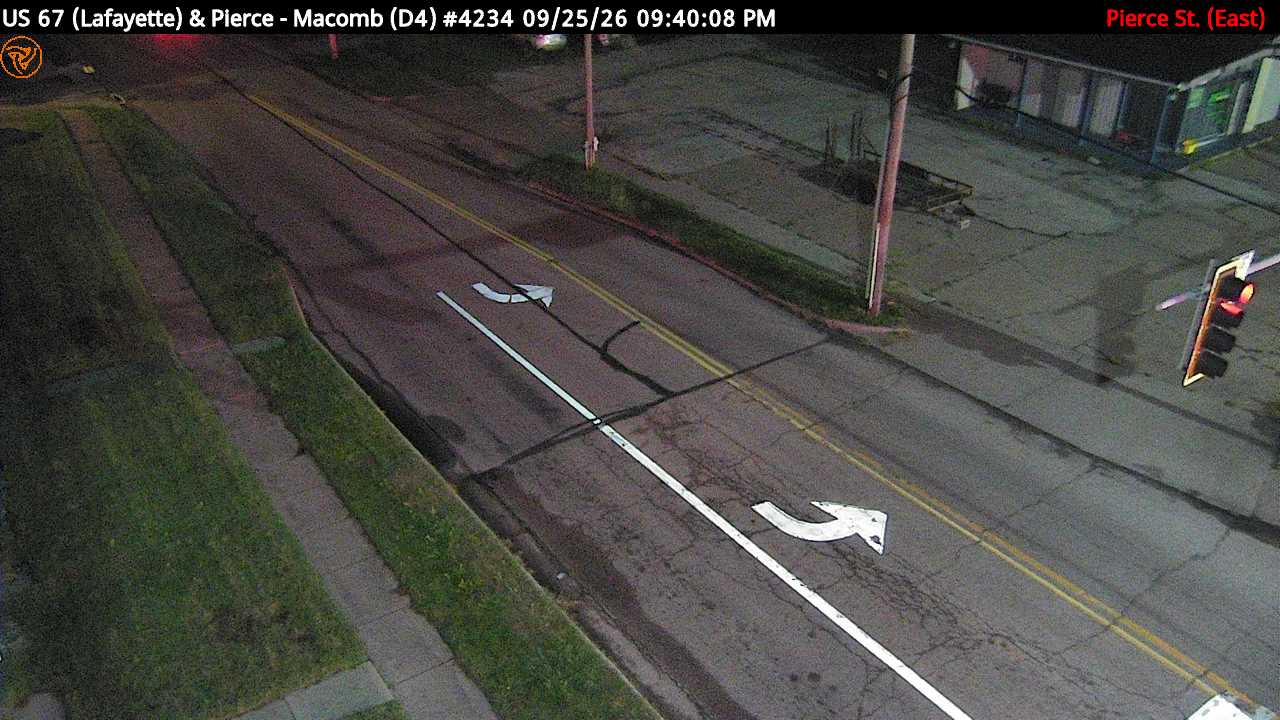 US 67 (Lafayette St.) at Pierce St. (#4234) (East)