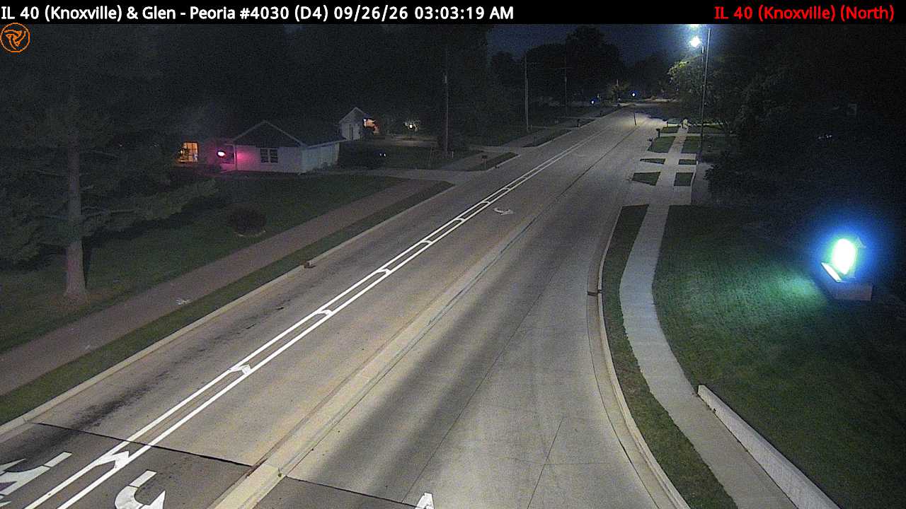 IL 40 (Knoxville Ave.) at Glen Ave. (#4030) (North)
