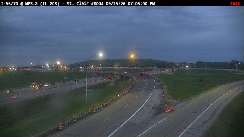I-55/70 at Milepost 3.9 (IL 203) (#8004) (East)