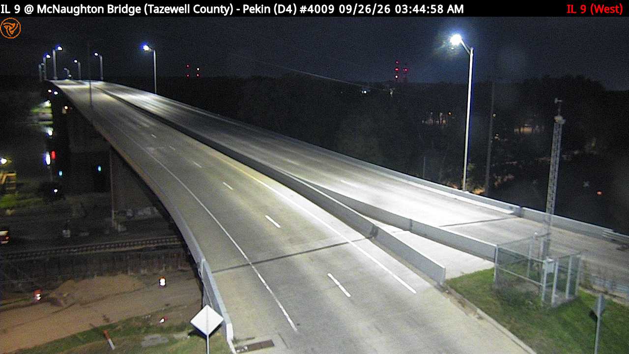 IL 9 at Pekin Bridge (Tazewell County) (#4009) (West)