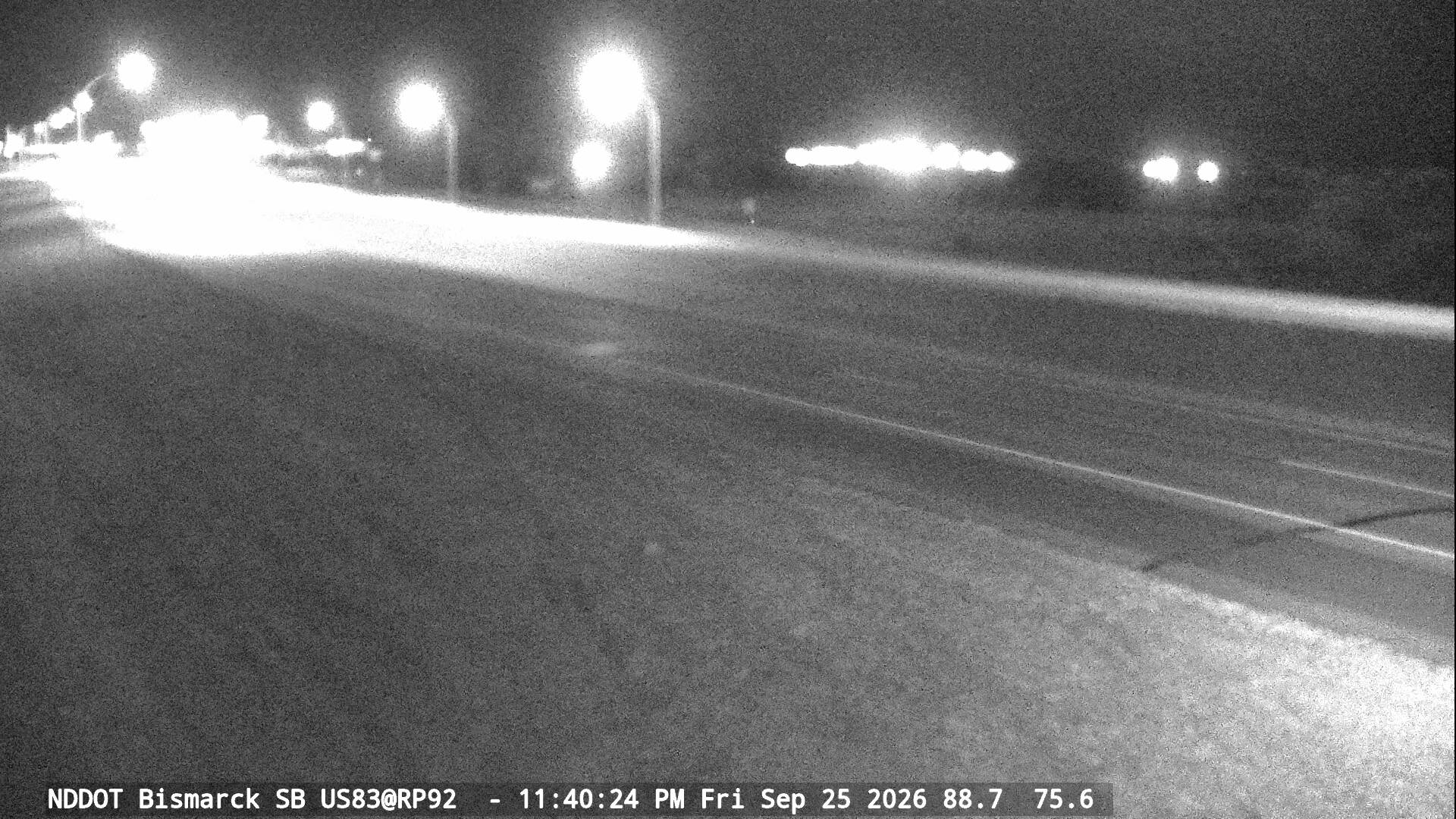Bismarck SB - North (US 83 MP 91.748) - NDDOT