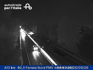A13 km. 40,0 Ferrara Nord itinere nord
