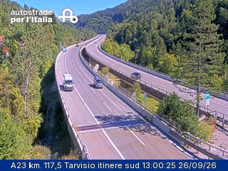 A23 km. 117,5 Tarvisio itinere sud