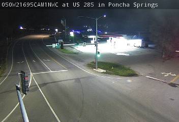 US 50 MP 216.95 WB at US 285 in Poncha Springs