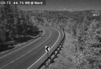 CO 72 MP 044.75 WB : 0.7 miles W of Brainard Lake Rd in Ward